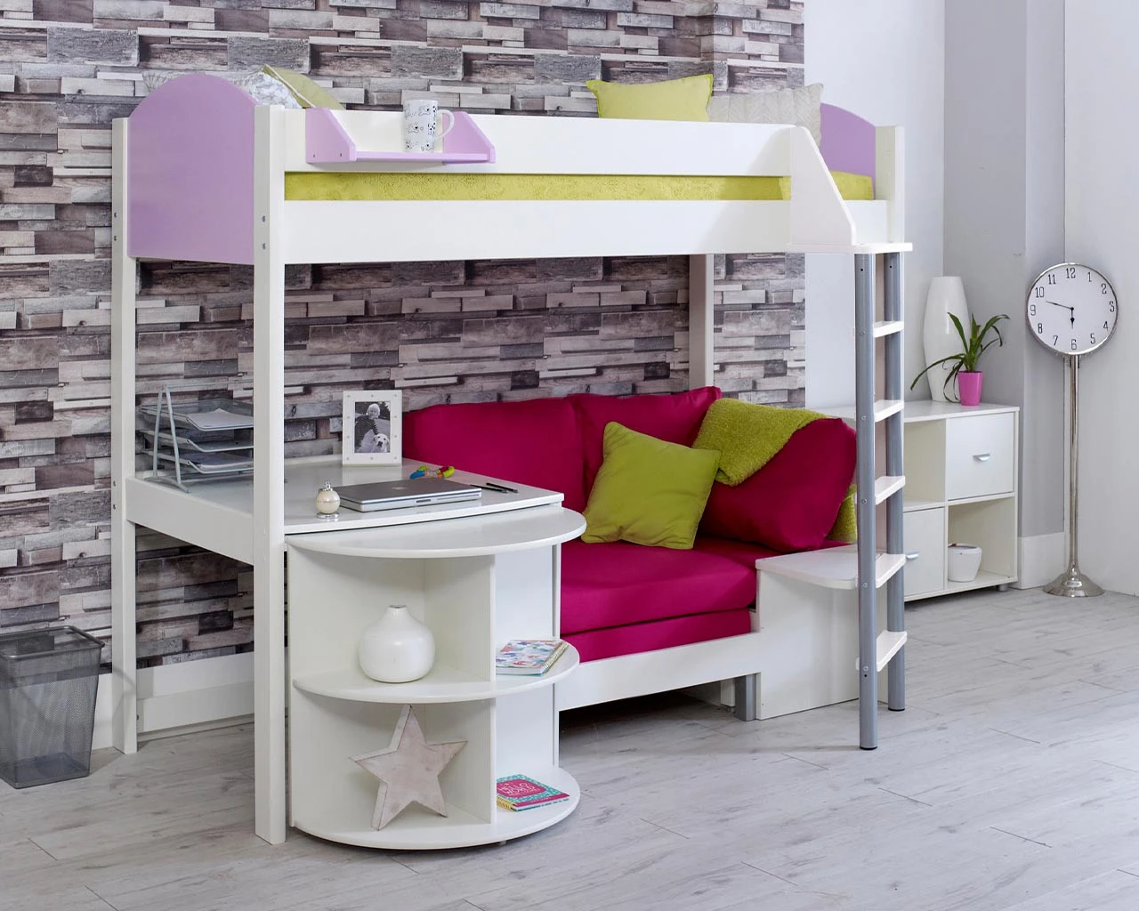 Noah High Sleeper With Extendable Desk And Chair Bed 10 Noah High Sleeper With Extendable Desk And Chair Bed - Image 10