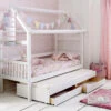 Nordic Playhouse Bed 2 With Drawers & Trundle