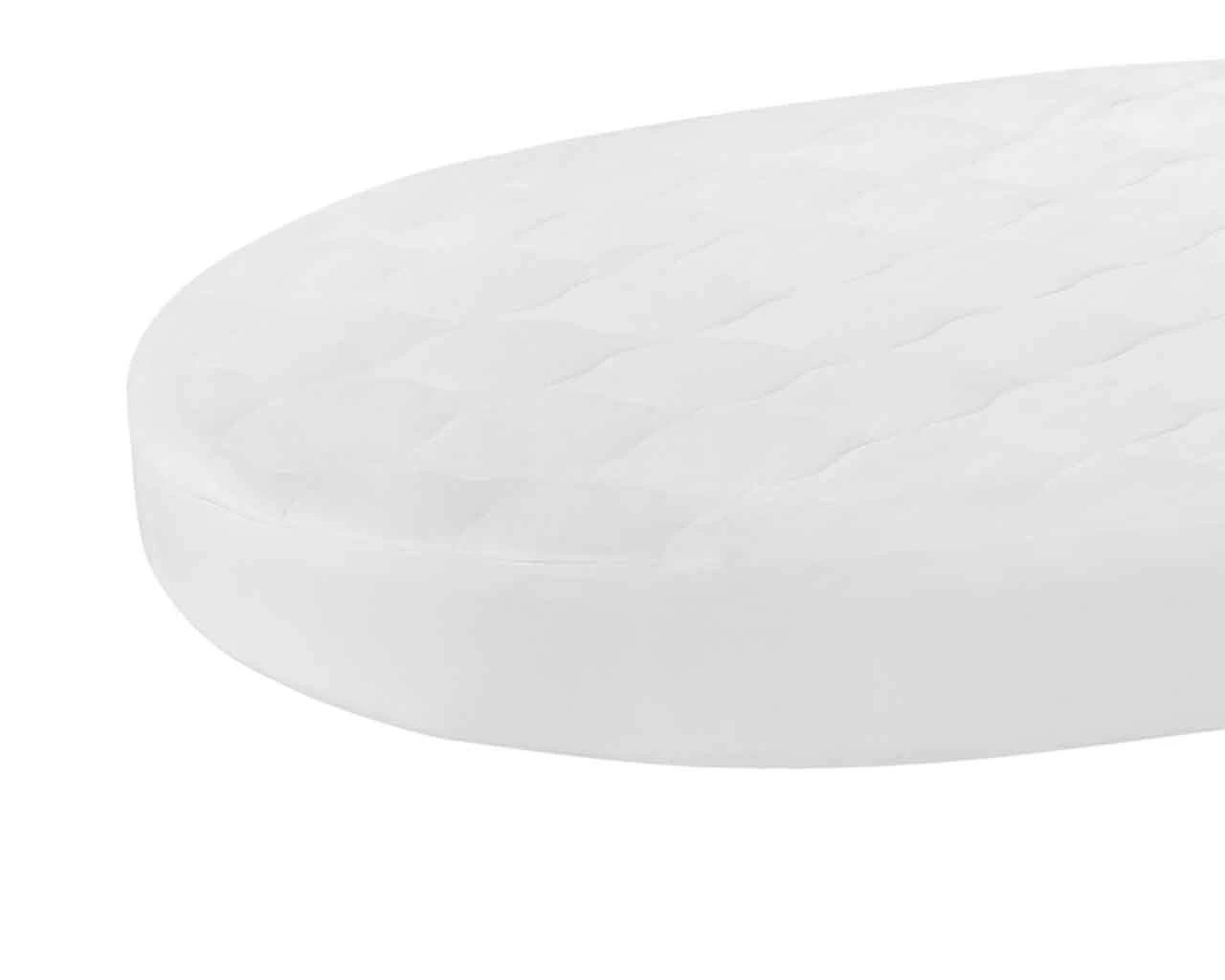 Oval Cot Fitted Mattress Protector 1 Oval Cot Fitted Mattress Protector