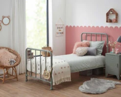 Soho Metal Single Bed 9 Soho Metal Single Bed -Room to Grow Olive 0001 Olive dressed 85297.1658839689