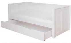 Stompa CK White Day Bed With Trundle