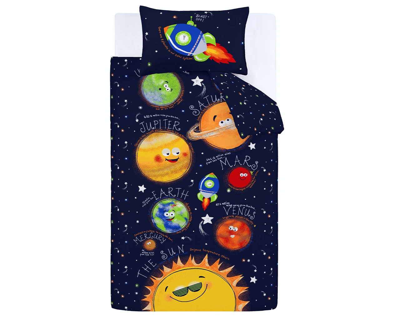 Happy Space Single Duvet Set 2 Happy Space Single Duvet Set - Image 2