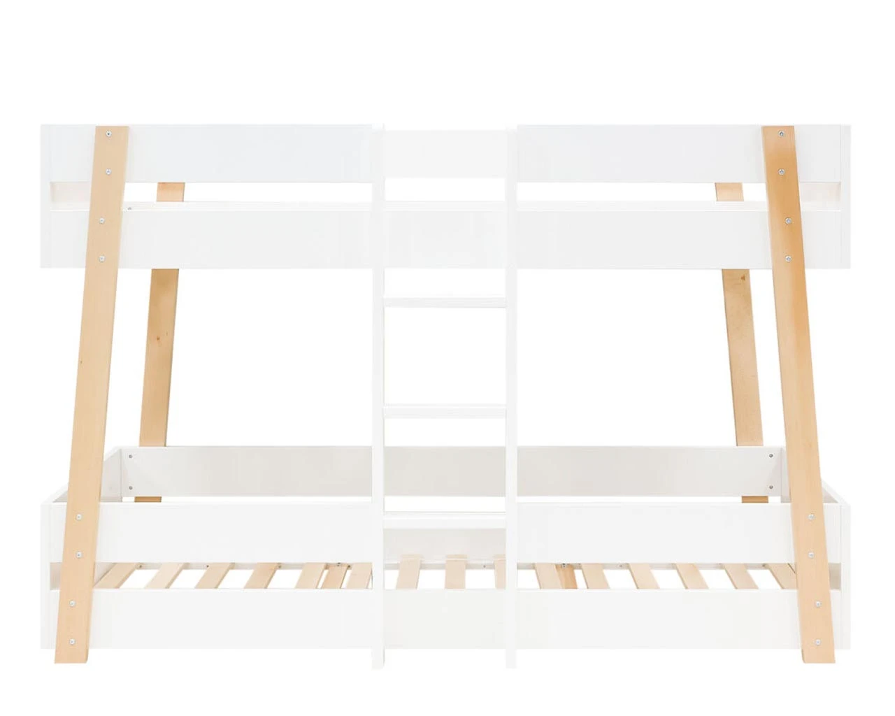 Bobbi Bunk Bed In White & Natural 2 Bobbi Bunk Bed In White & Natural - Image 2