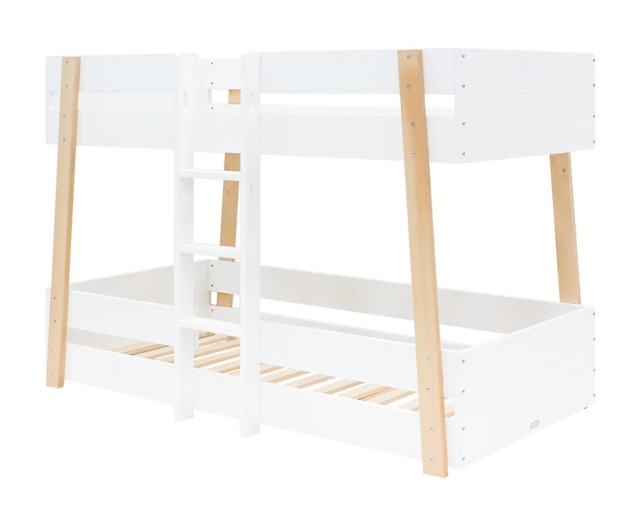 Bobbi Bunk Bed In White & Natural 3 Bobbi Bunk Bed In White & Natural - Image 3
