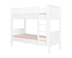 Niki Bunk Bed In White 8 Niki Bunk Bed In White -Room to Grow Product Image Template Low Res 35 0008 bunk bed 90x200 with straight stairs nordic white 1 97721.1673370138