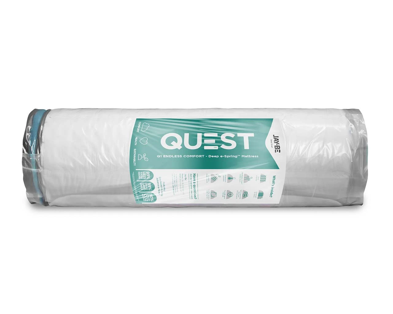 Quest Q1 Endless Comfort Deep E-Spring Children's Single Mattress (90x190cm) 2 Quest Q1 Endless Comfort Deep E-Spring Children's Single Mattress (90x190cm) - Image 2