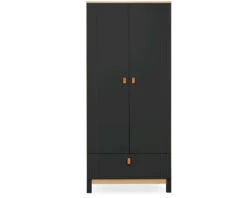 Rafi Double Wardrobe 14 Rafi Double Wardrobe -Room to Grow RAFI BLACK CUTOUT WARDROBE 59915.1674122483