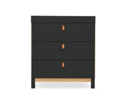 Rafi 3 Drawer Chest 12 Rafi 3 Drawer Chest -Room to Grow RAFI BLACK LR CUTOUT CHANGER 52948.1674121736