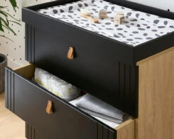 Rafi 3 Drawer Chest 11 Rafi 3 Drawer Chest -Room to Grow RAFI BLACK LR CHANGER DETAIL 51393.1674121733