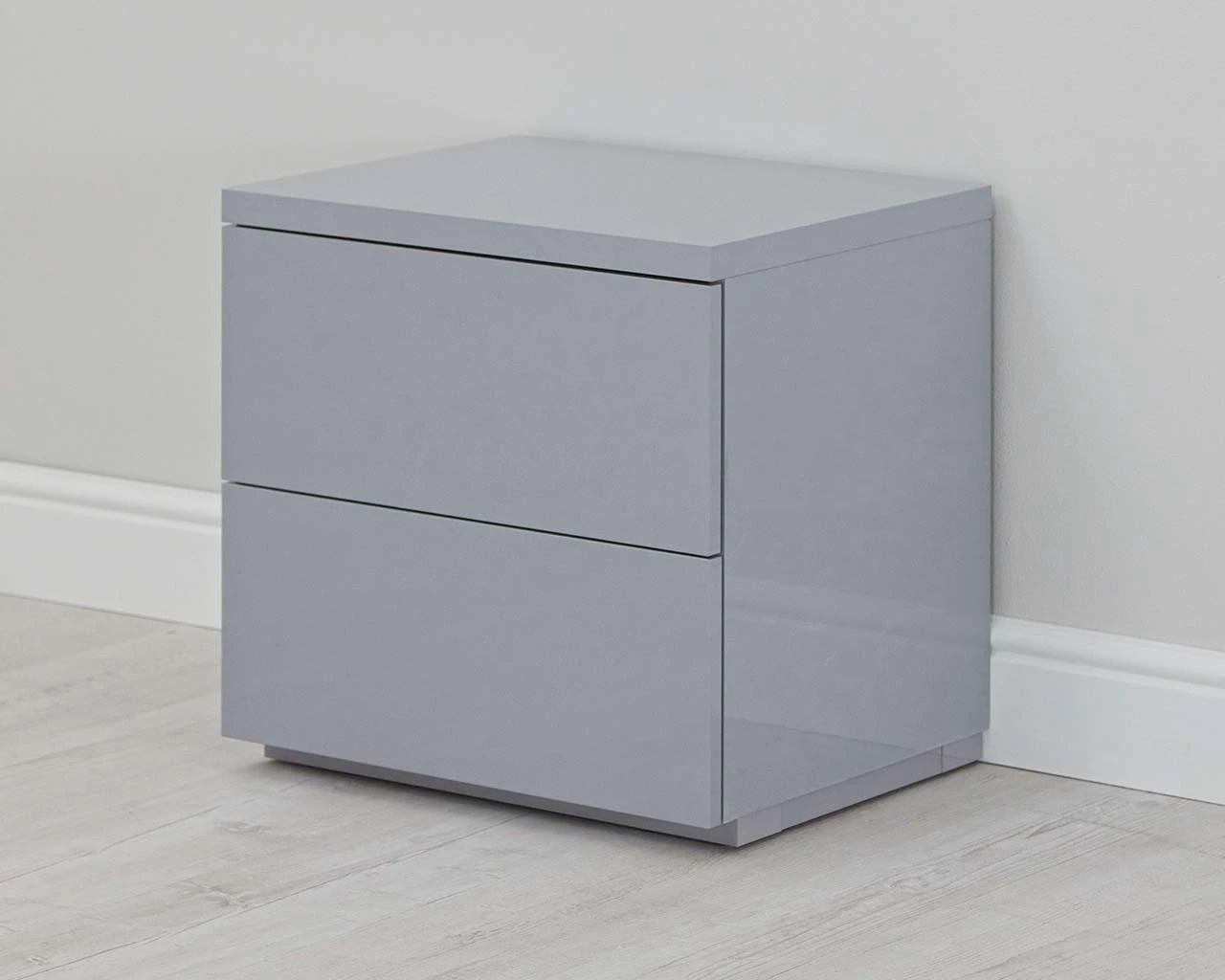 Roma Gloss 2 Drawer Bedside 4 Roma Gloss 2 Drawer Bedside - Image 4