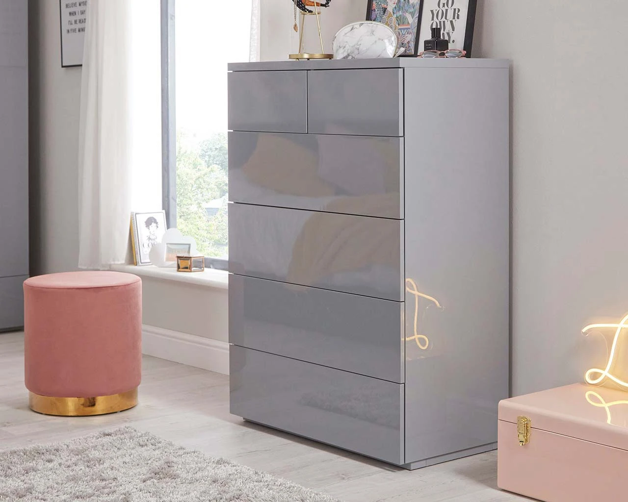 Roma Gloss Room Set A 4 Roma Gloss Room Set A - Image 4