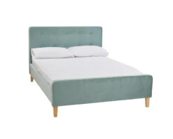 Romilly Velvet Double Bed