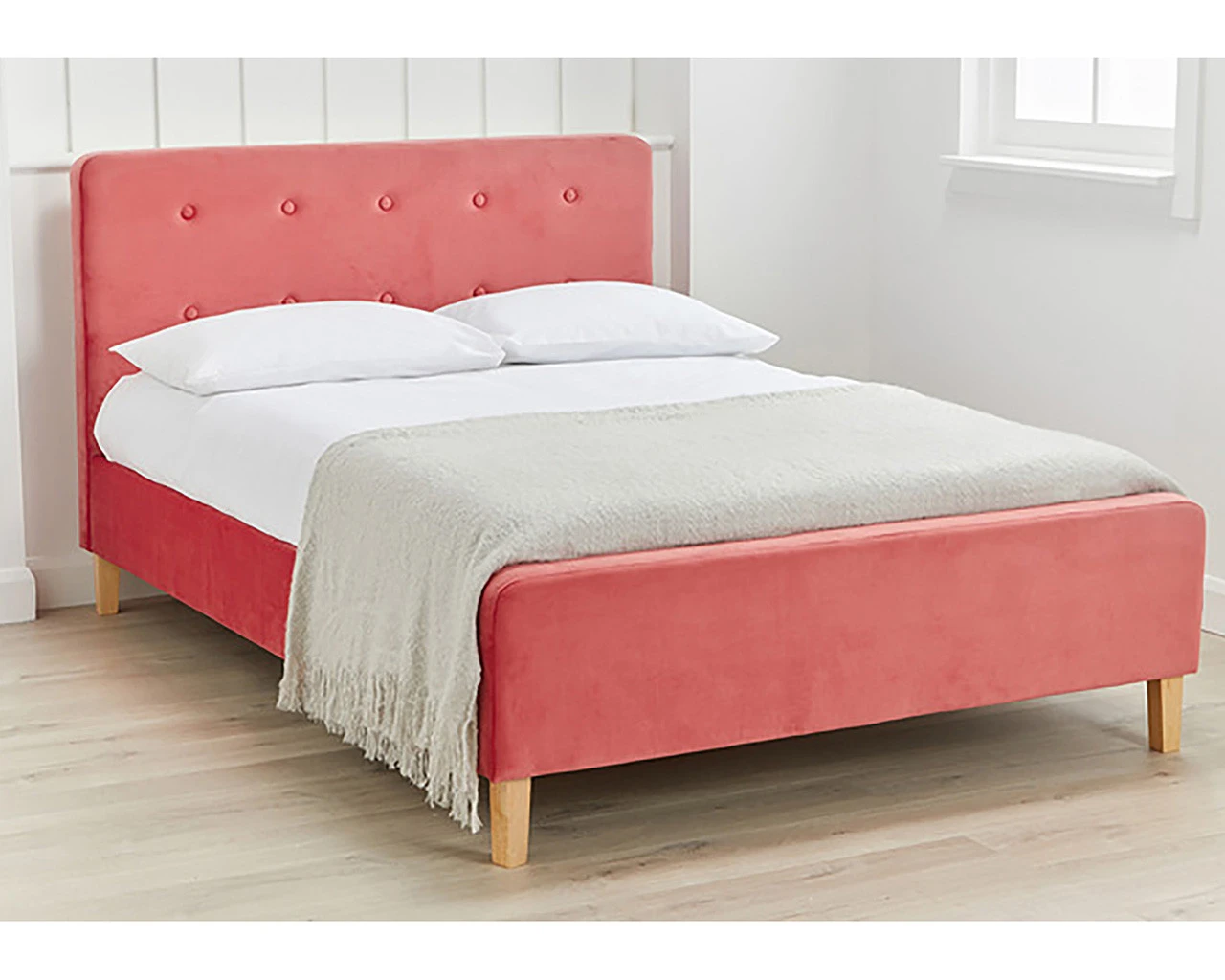 Romilly Velvet Double Bed 2 Romilly Velvet Double Bed - Image 2