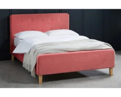 Romilly Velvet Double Bed 7 Romilly Velvet Double Bed -Room to Grow Romilly Velvet Bed Coral 3 18049.1659624476