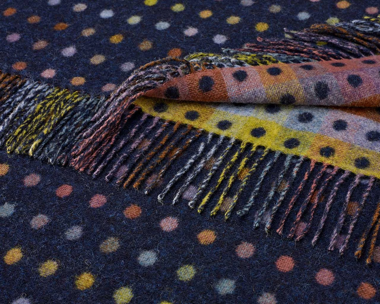 Spot Merino Wool Throw 3 Spot Merino Wool Throw - Image 3