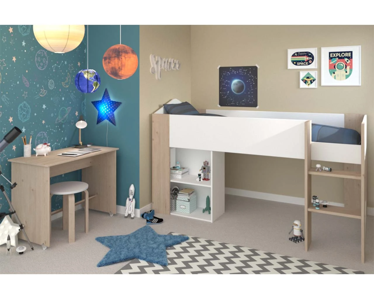 Shelter Midsleeper With Pull Out Desk 2 Shelter Midsleeper With Pull Out Desk - Image 2