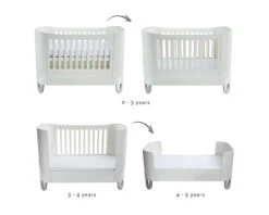 Serena Complete Sleep Cot Bed 19 Serena Complete Sleep Cot Bed -Room to Grow Serene Cot Bed White 5 21233.1661864037
