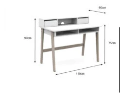 Sherbert Desk White -Room to Grow Sherbert 0000 dimensions 78124.1658919364