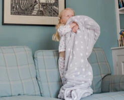 Grey Star Snuggle Blanket