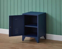 Soho Metal Locker 18 Soho Metal Locker -Room to Grow Soho Locker 0013 Navy locker open 44807.1658840509