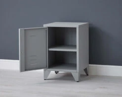 Soho Metal Locker 24 Soho Metal Locker -Room to Grow Soho Locker 0015 Grey locker open 59738.1658840510