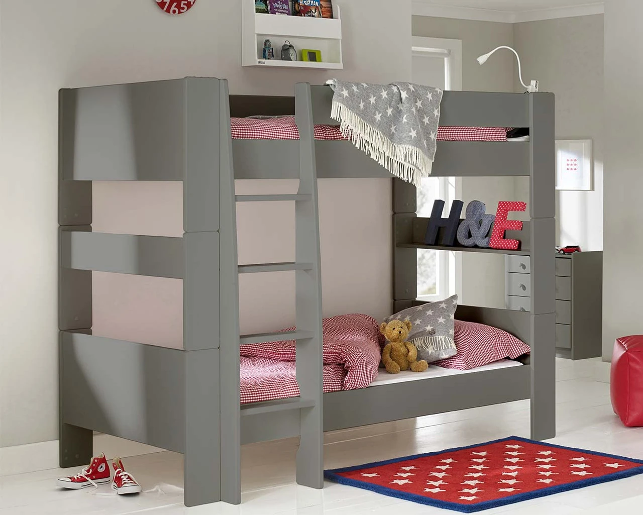 Solitaire Grey Bunkbed 1 Solitaire Grey Bunkbed