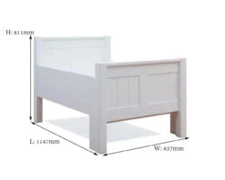 Stompa CK Starter Bed With Extending Mattress 8 Stompa CK Starter Bed With Extending Mattress -Room to Grow Starter bed dimensions 1 91106.1659705054