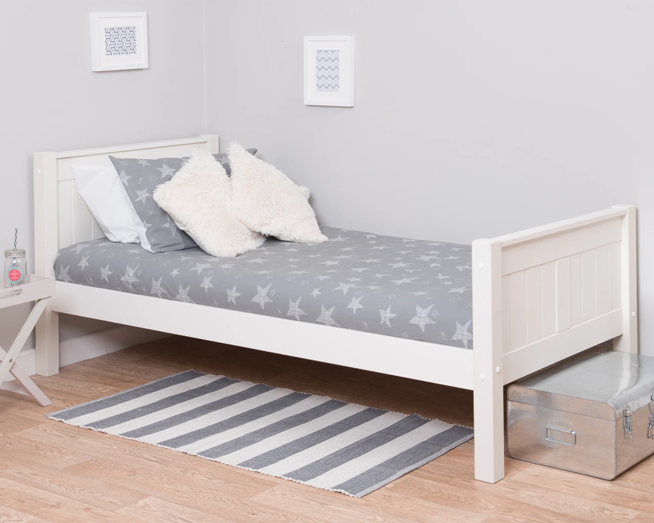 Stompa CK White Single Bed 2 Stompa CK White Single Bed - Image 2