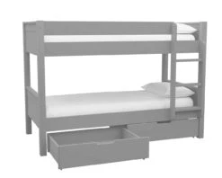 Stompa New Classic Bunk With Pair Of Drawers 8 Stompa New Classic Bunk With Pair Of Drawers -Room to Grow Stompa 0004 CK Grey Bunk Bed with Drawers cutout 72935.1695735827