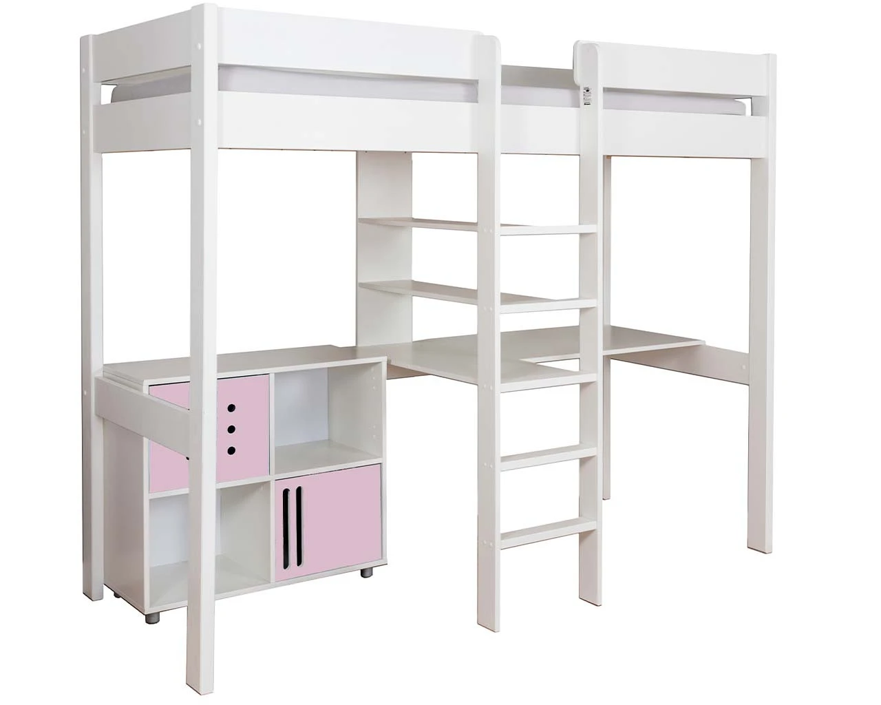 Stompa Duo 2 High Sleeper Bed With Desk And Cube Storage 1 Stompa Duo 2 High Sleeper Bed With Desk And Cube Storage