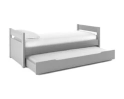 Stompa Uno Cabin Bed With Trundle In Grey