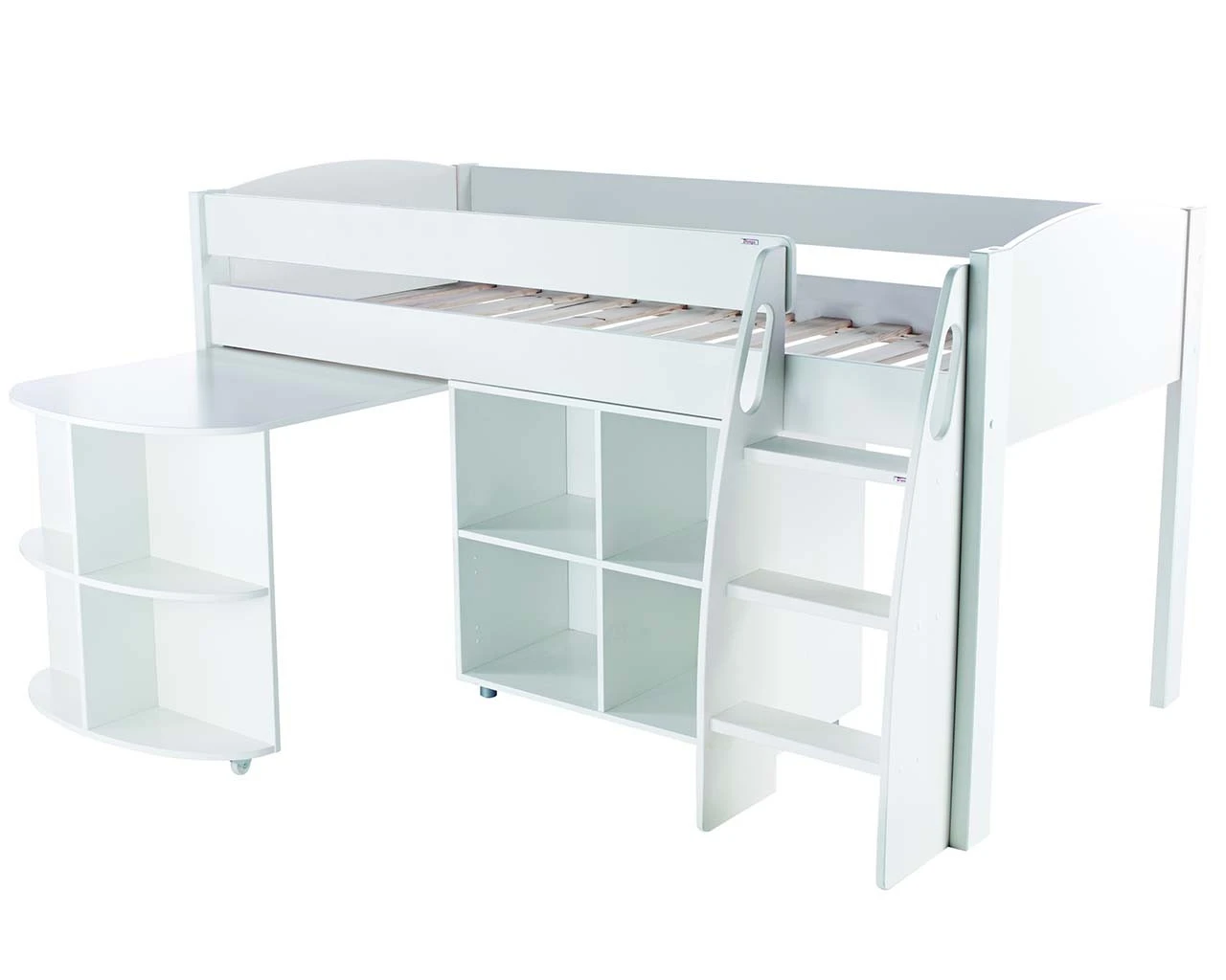 Stompa UNO S 1A Midsleeper With Pull Out Desk And Open Cube 1 Stompa UNO S 1A Midsleeper With Pull Out Desk And Open Cube