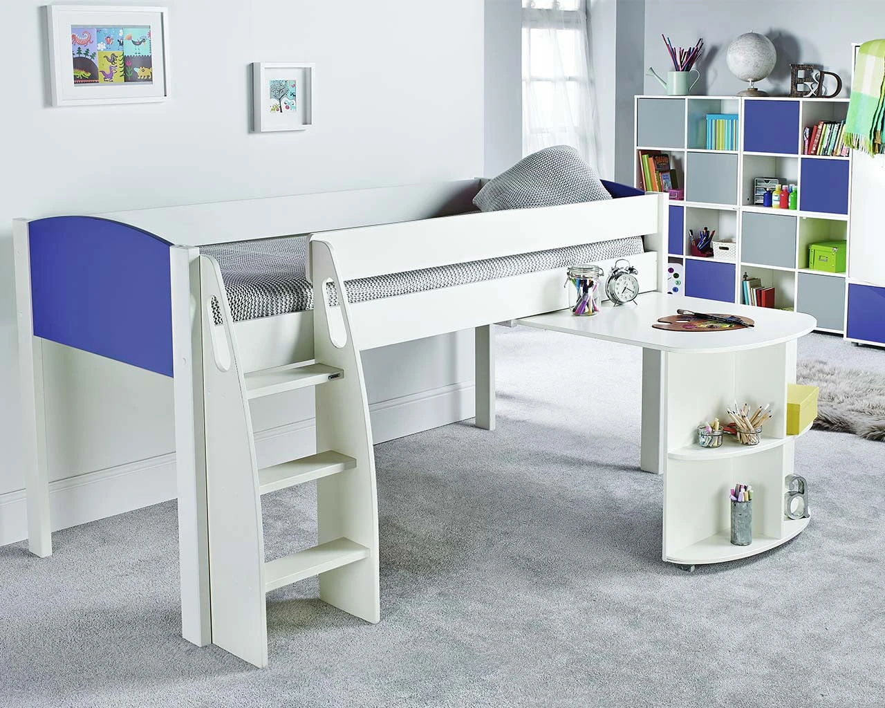 Stompa UNO S 1 Midsleeper With Pull Out Desk 3 Stompa UNO S 1 Midsleeper With Pull Out Desk - Image 3