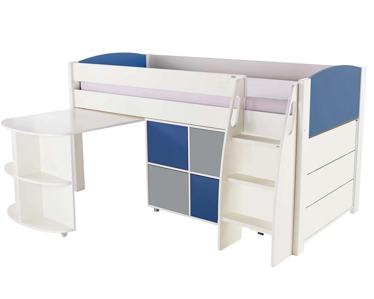 Stompa UNO S 3AD Midsleeper With Pull Out Desk, Multi Cube & Chest 3 Stompa UNO S 3AD Midsleeper With Pull Out Desk, Multi Cube & Chest - Image 3