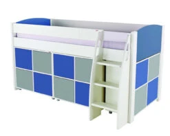 Stompa UNO S 4D Midsleeper With 3 Multi Cubes And Doors