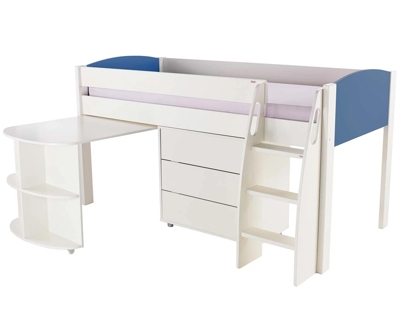 Stompa UNO S 9 Midsleeper With Pull Out Desk And Chest Of Drawers 3 Stompa UNO S 9 Midsleeper With Pull Out Desk And Chest Of Drawers - Image 3