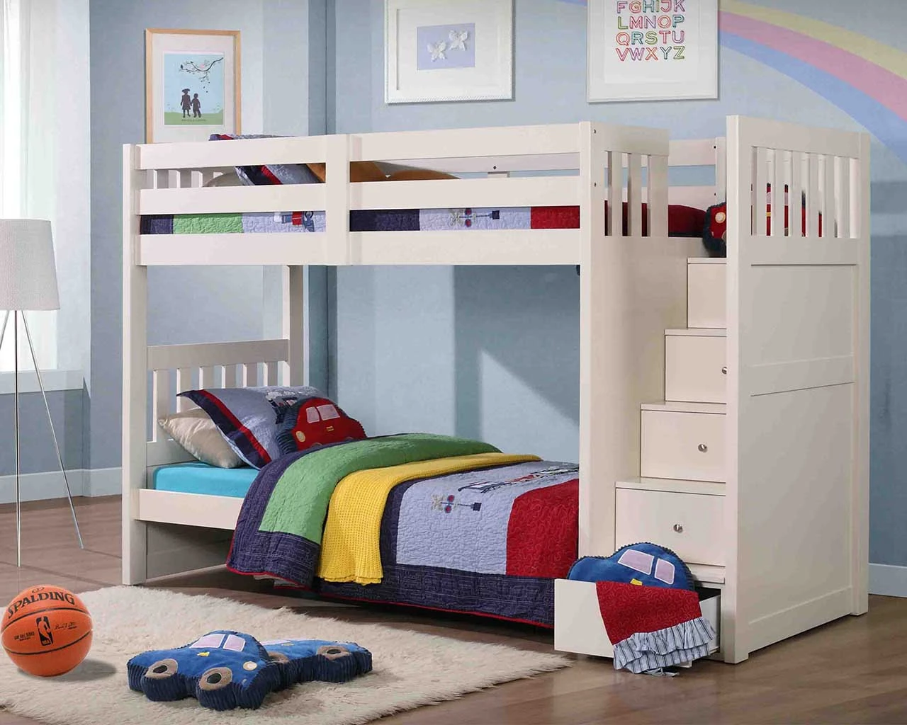 Neutron Bunk Bed With Staircase Storage 2 Neutron Bunk Bed With Staircase Storage - Image 2