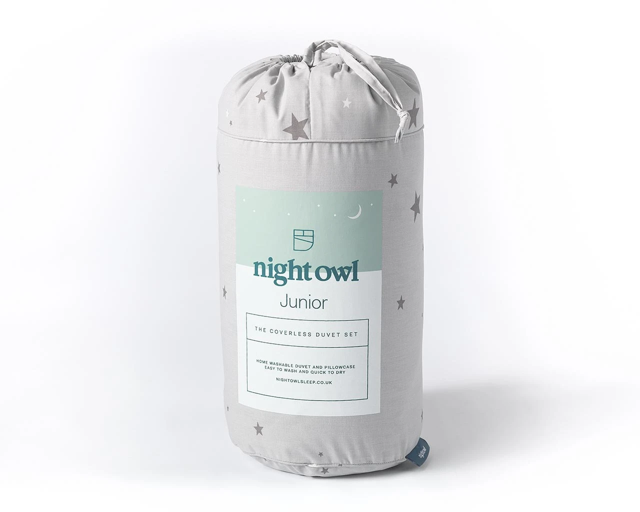Night Owl Junior Coverless Duvet & Pillowcase Set 4 Night Owl Junior Coverless Duvet & Pillowcase Set - Image 4