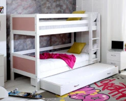 Nordic Bunk Bed 3 With Trundle Bed 23 Nordic Bunk Bed 3 With Trundle Bed -Room to Grow Thuka 0004 NordicBunk3ROSEa 45533.1660904667