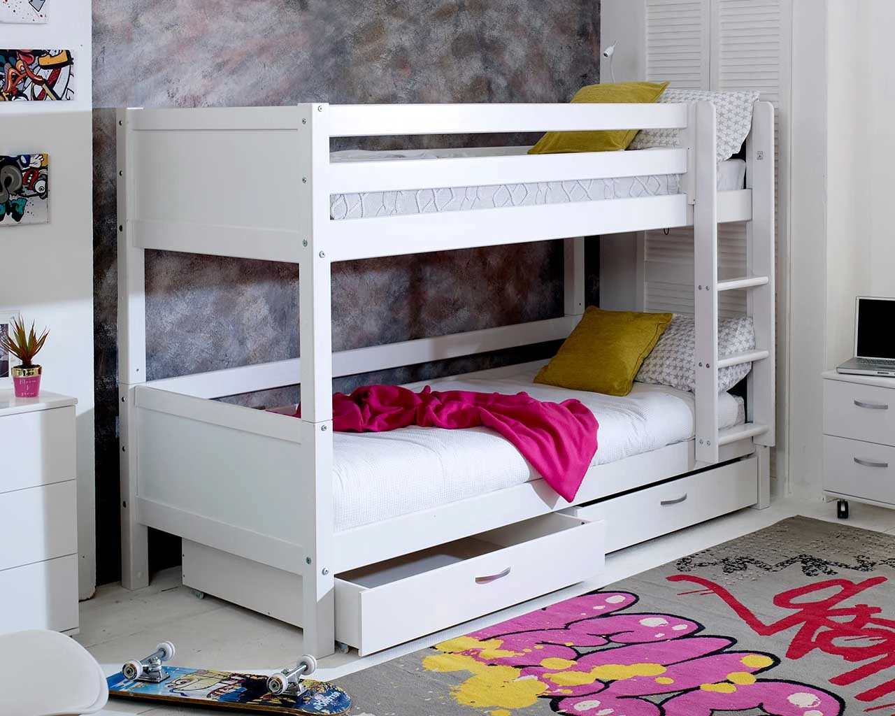 Nordic Bunk Bed 2 With Under Bed Drawers 5 Nordic Bunk Bed 2 With Under Bed Drawers - Image 5