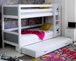 Nordic Bunk Bed 3 With Trundle Bed 28 Nordic Bunk Bed 3 With Trundle Bed -Room to Grow Thuka 0006 NordicBunk3GREYa 03235.1660904659