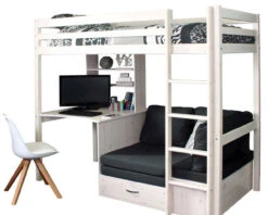 Thuka Hit 8 Highsleeper Bed With Desk And Sofa Bed