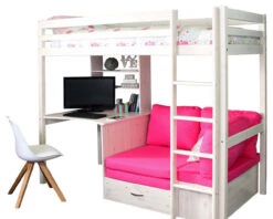 Thuka Hit 7 Highsleeper Bed With Desk And Sofa Bed