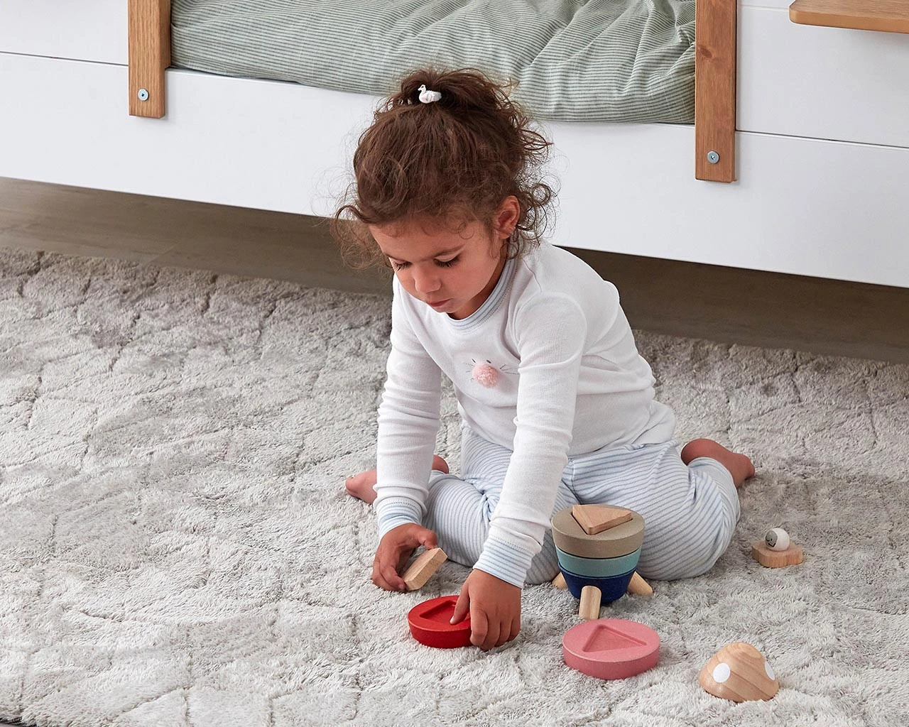 Wooden Stacking Rocket 2 Wooden Stacking Rocket - Image 2