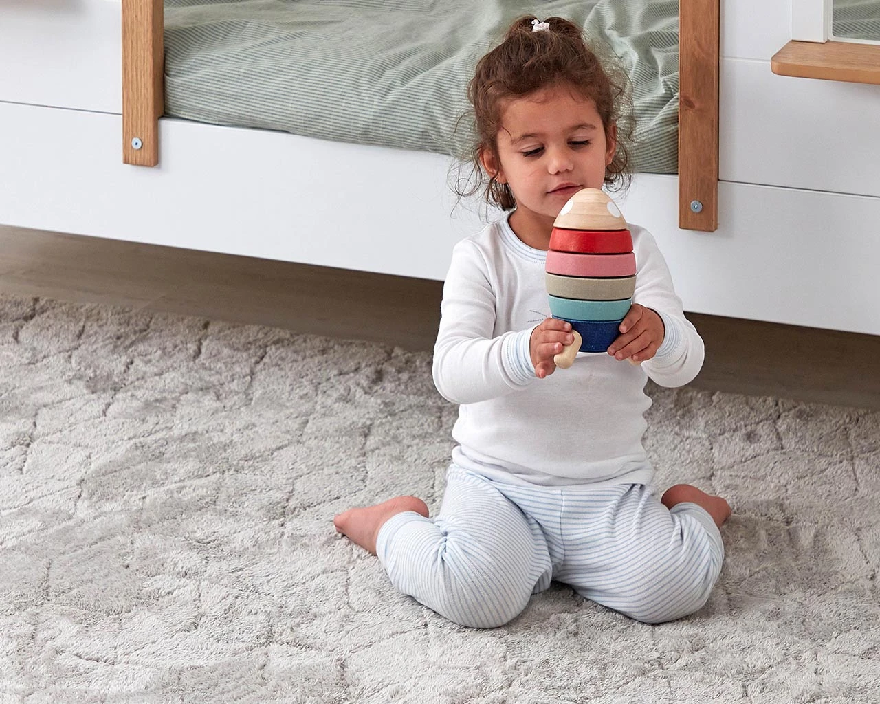 Wooden Stacking Rocket 3 Wooden Stacking Rocket - Image 3