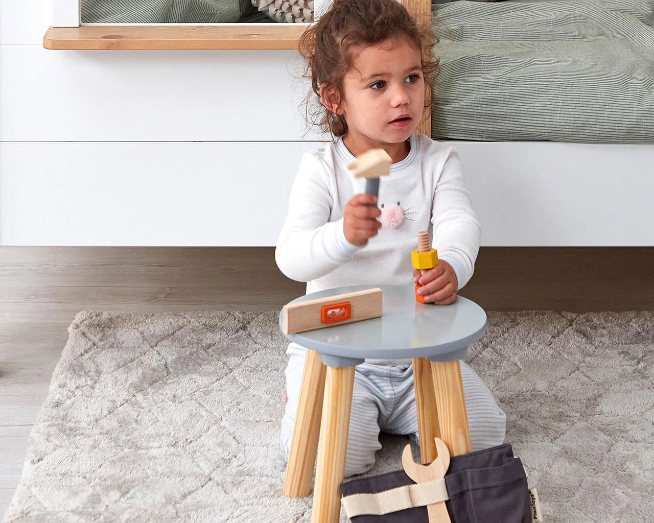 Wooden Toy Tool Belt Set 1 Wooden Toy Tool Belt Set