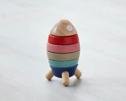 Wooden Stacking Rocket