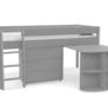 Stompa Uno Midsleeper In Grey With Pull Out Desk And 3 Drawer Chest
