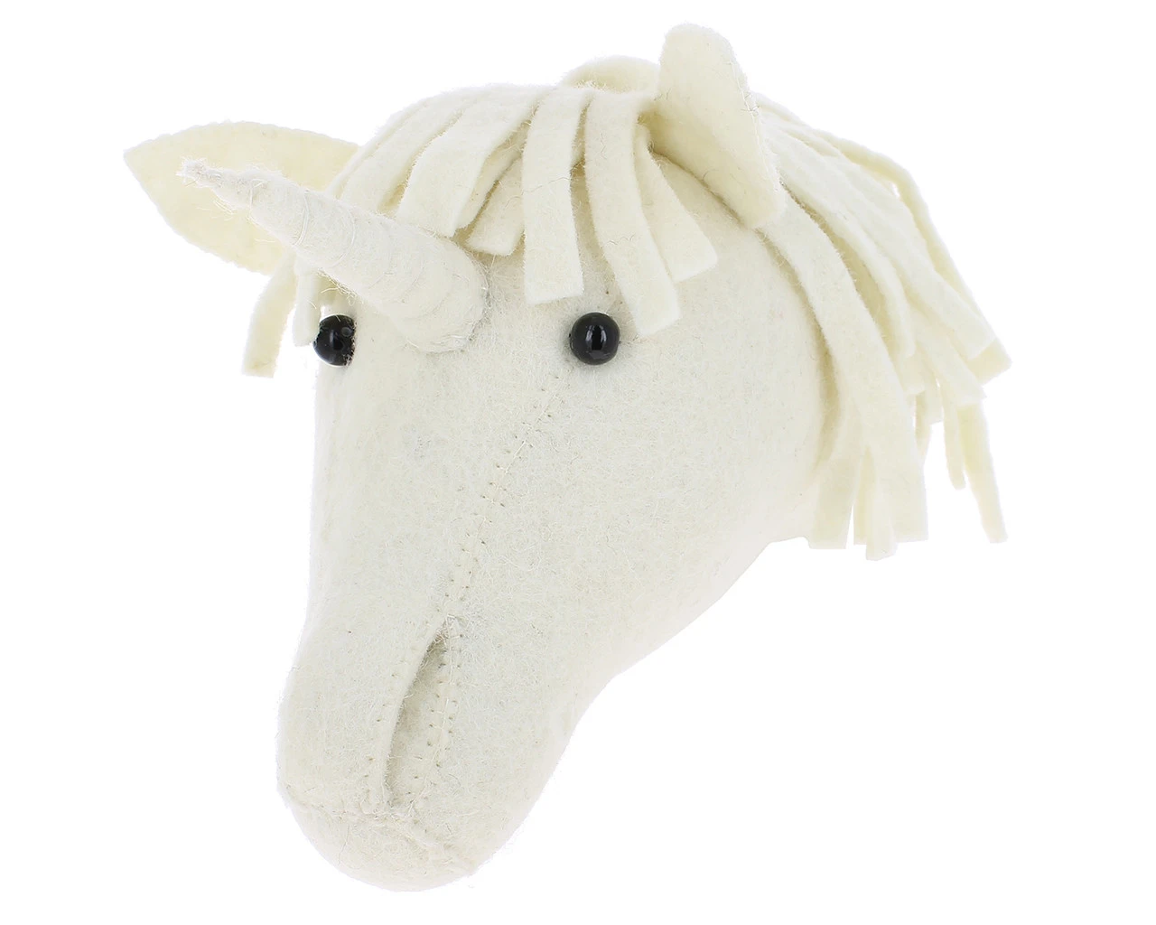 Unicorn Felt Animal Wall Head 2 Unicorn Felt Animal Wall Head - Image 2