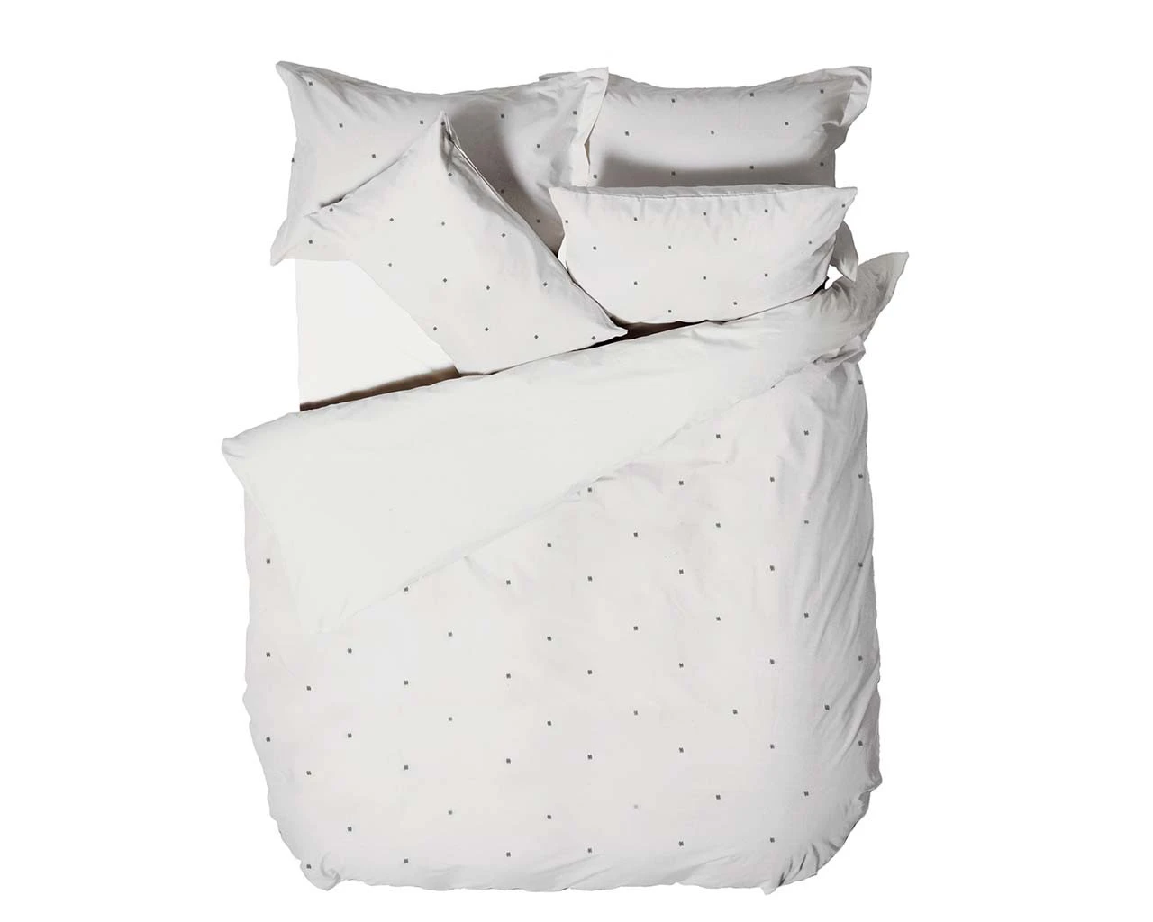Embroidered Spot Cotton Single Duvet Set 5 Embroidered Spot Cotton Single Duvet Set - Image 5